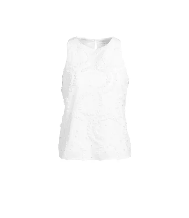 01-701397-604/99066  Embroidered sleeveless top