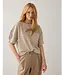 Summum Woman 3s5290-30754/000703-Khaki  Top Striped scuba