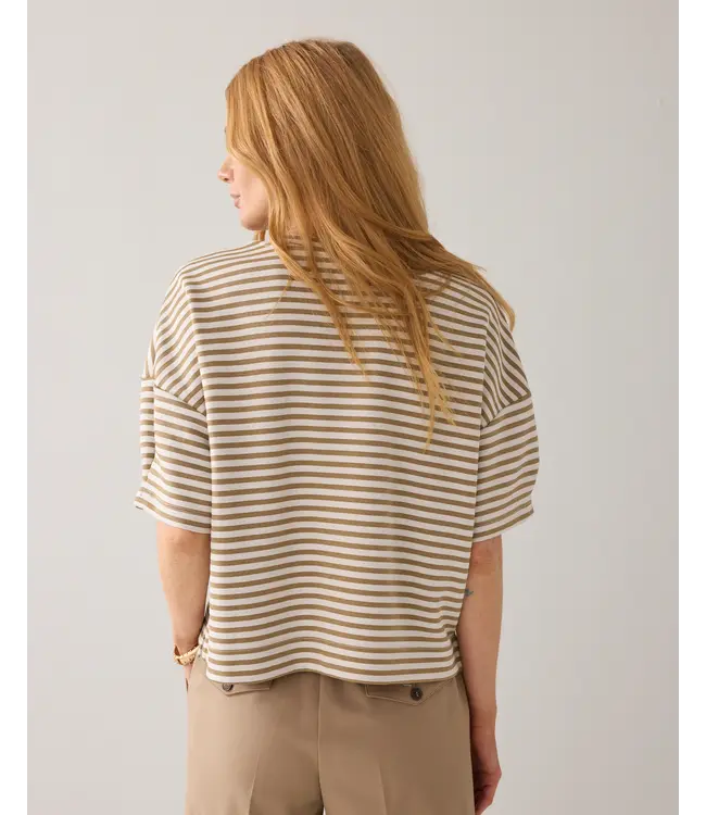 3s5290-30754/000703-Khaki  Top Striped scuba