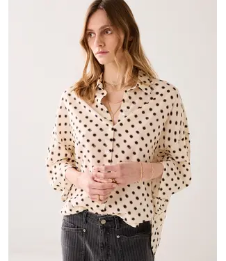 Summum Woman 2s3434-12390/000122-Ivory  Blouse Blury dots