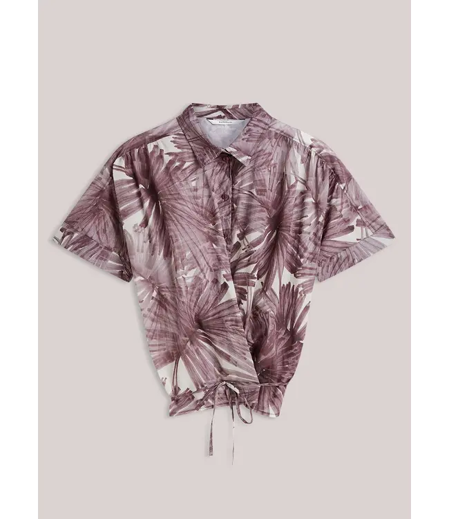 2s3481-12450/000334-DeepFig  Blouse Flowers all over