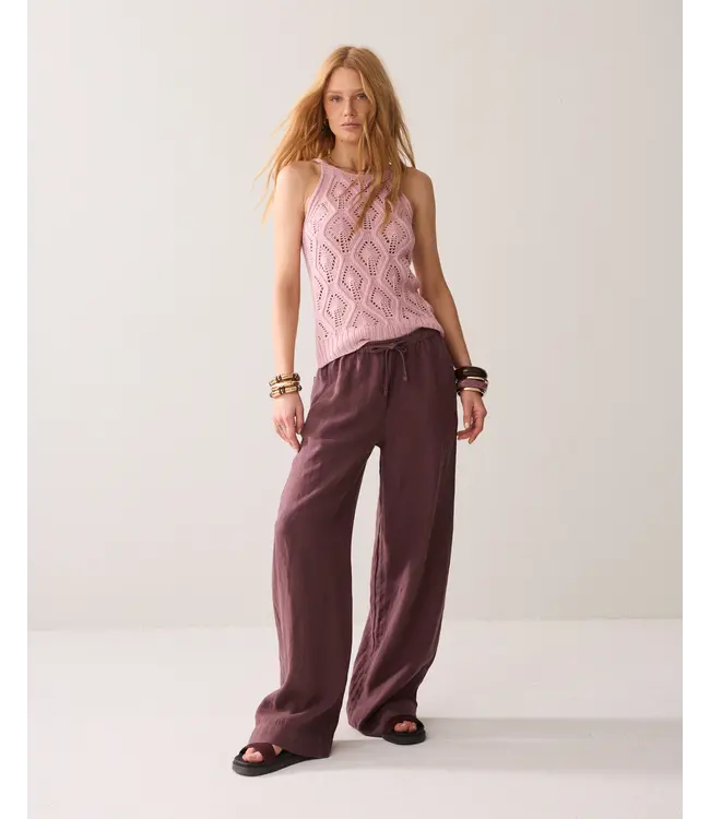 4s2984-12477/000334-DeepFig  Wideleg pant Light linen
