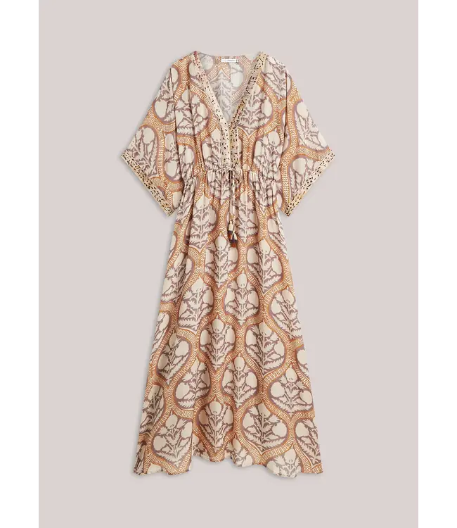 5s1604-12121/000120-MultiColour  Dress Art deco print