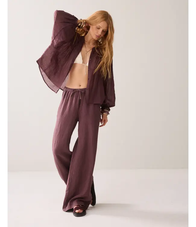 2s3508-12462/000334-DeepFig  Blouse Ramie