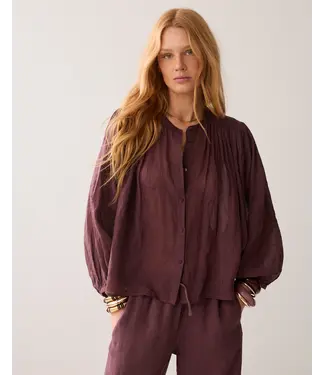 Summum Woman 2s3508-12462/000334-DeepFig  Blouse Ramie