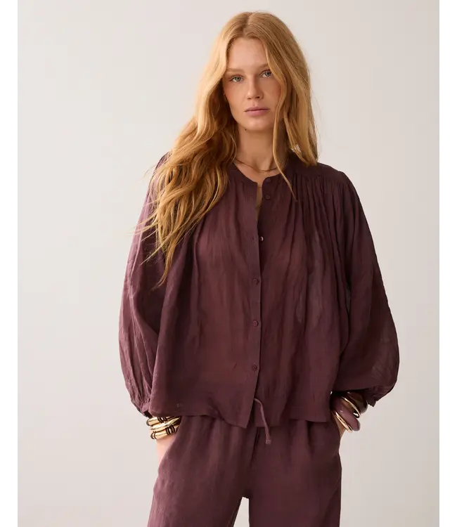 2s3508-12462/000334-DeepFig  Blouse Ramie
