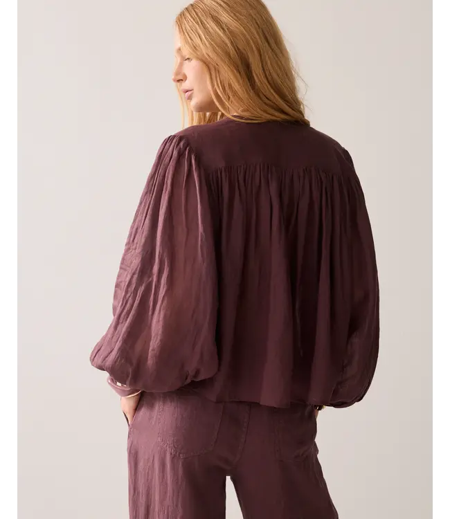 2s3508-12462/000334-DeepFig  Blouse Ramie
