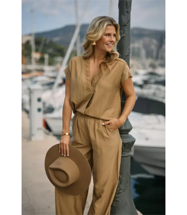 NKS09070-Camel  Merel Pants