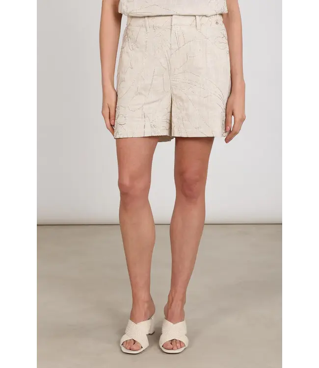 NKS09052-Sand  Dagmar Short Embroidery