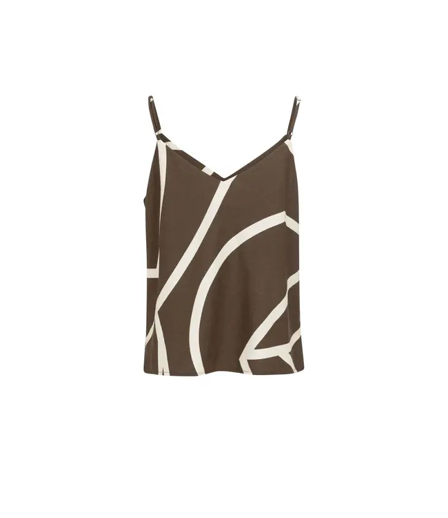 01-721060-605/912161  Printed v-neck singlet
