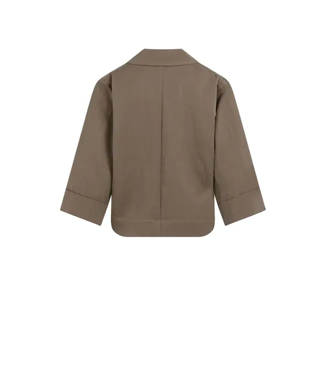 01-501084-605/99070  Woven loose fit blazer jacket with kimono sleeve