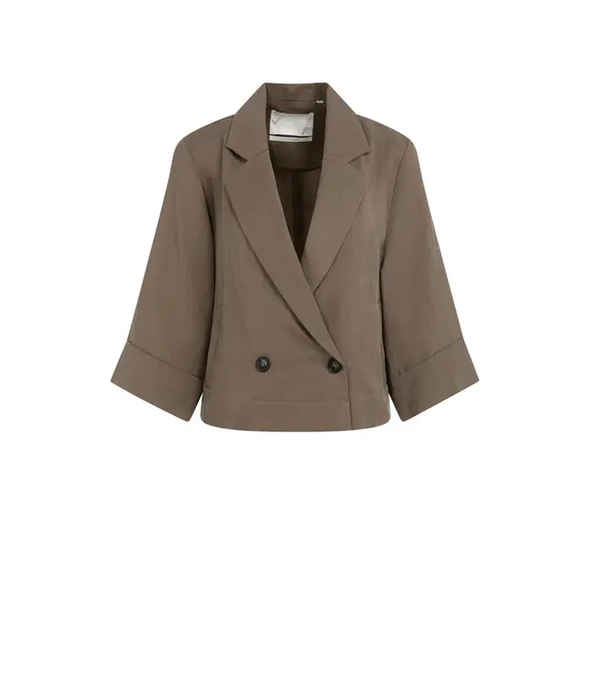 01-501084-605/99070  Woven loose fit blazer jacket with kimono sleeve