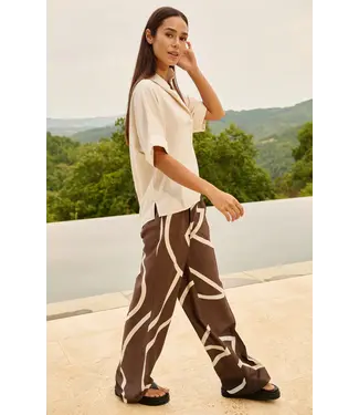 YAYA 01-301260-605/912161 Woven printed wide leg trousers YAYA 01-301260-605/912161 Woven printed wide leg trousers