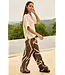 YAYA 01-301260-605/912161  Woven printed wide leg trousers