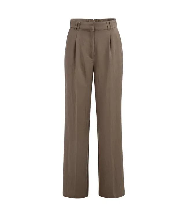 01-301253-605/99070  Woven wide leg trousers with pleaths - L32