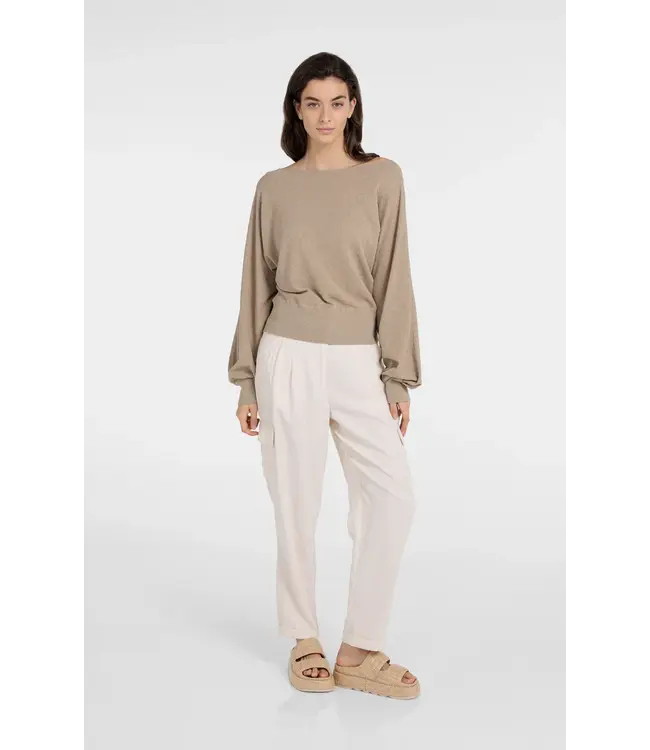 01-000583-604/61104  Batwing towel knit sweater