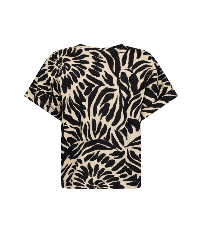 E01-20-401/100002-PrintBlack&Pebble  Top Safari Bloom