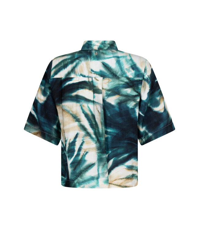 C05-20-301/009995-PrintBlues  Blouse Botanique