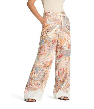 Cambio Adrienne Faded Paisley print on tencel linen OceanPeace