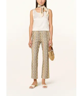 Cambio Faith pant Multicouloured wave Crochet