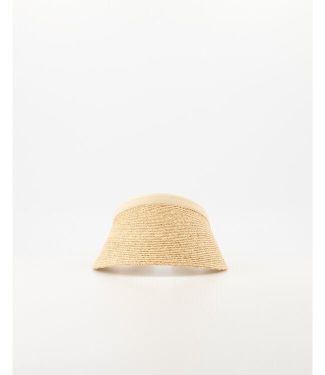 Zonneklep Visor Raffia Natural