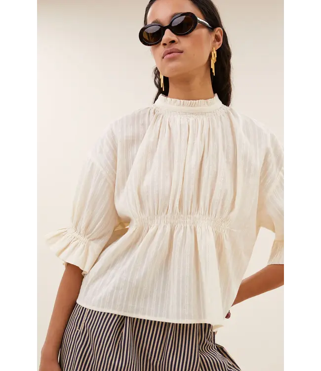 26412009/Sand  isabel dobby blouse