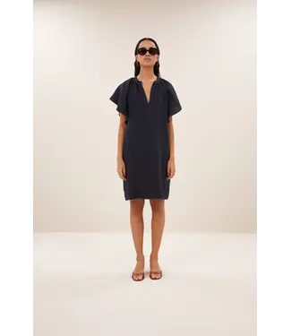 by-bar 26417010/Midnight  vina linen dress