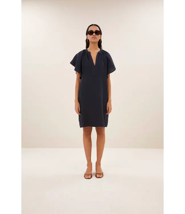 26417010/Midnight  vina linen dress