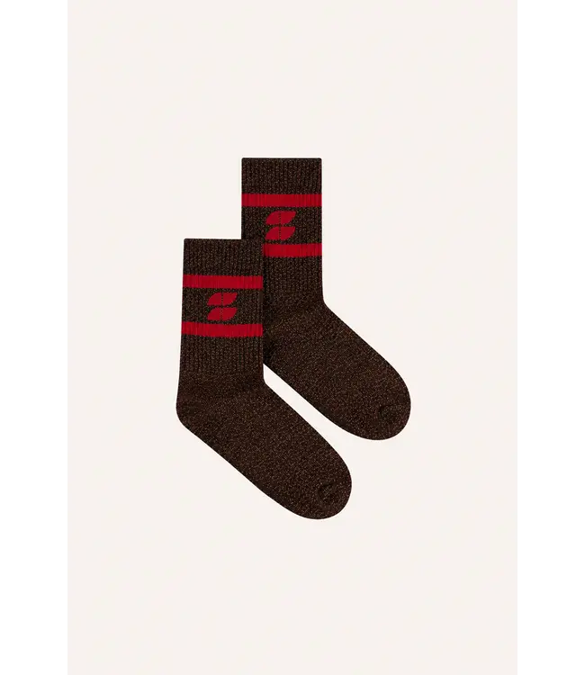 26418403/Lollipop  logo glitter chocolate socks