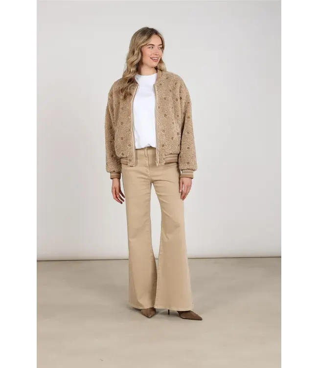 NKF13114/Sand  Henny Jacket Dots