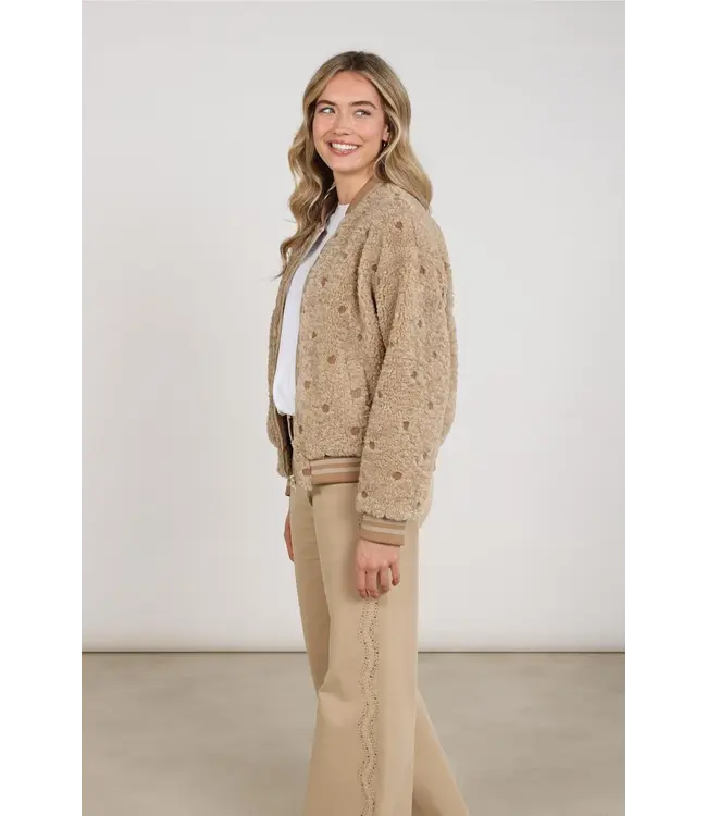NKF13114/Sand  Henny Jacket Dots