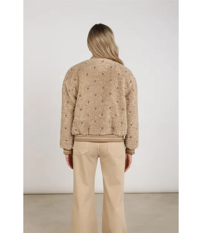 NKF13114/Sand  Henny Jacket Dots
