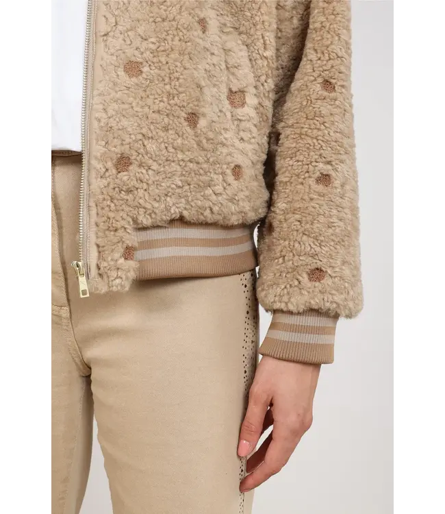 NKF13114/Sand  Henny Jacket Dots