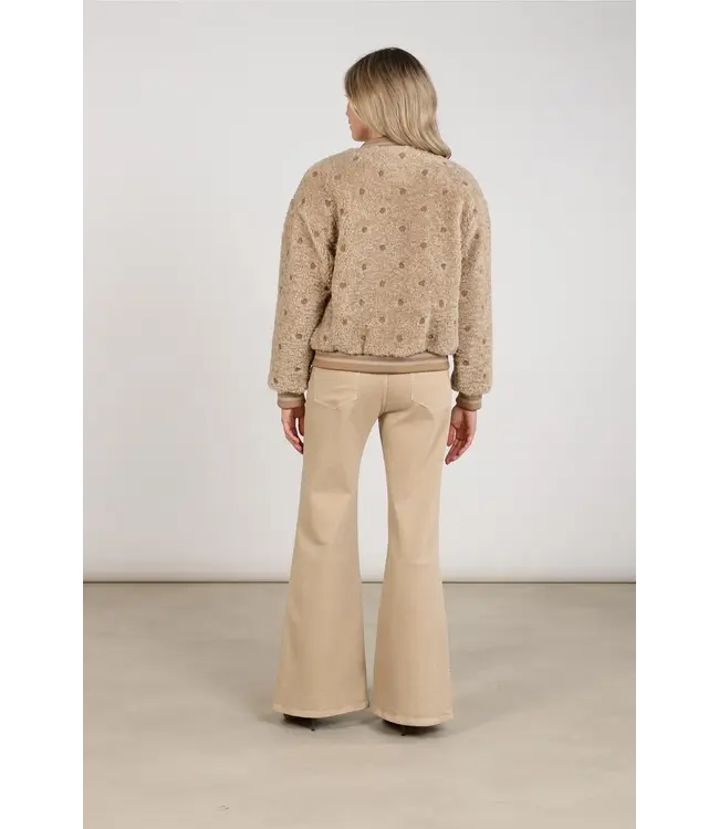 NKF09114/Sand  Tessa Pants Strass