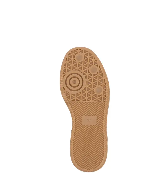 JILLY-165 sneaker DarkBrow/Gold