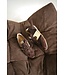 Babouche JAVA-212/DarkBrown-ChocolateGold