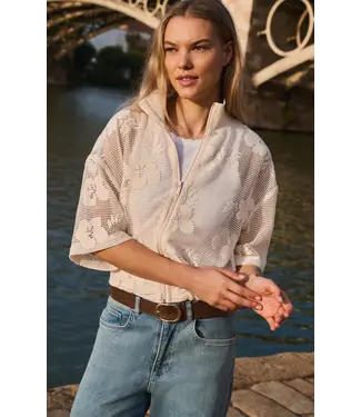 YAYA 01-201234-607/99079 Jacket in crochet style YAYA 01-201234-607/99079 Jacket in crochet style