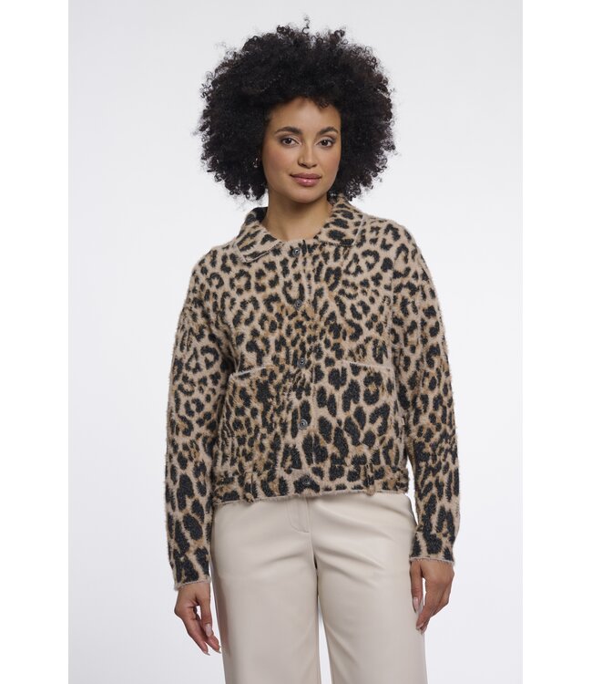 Bubbly.5012611/LightLeopard  Boxy jacket