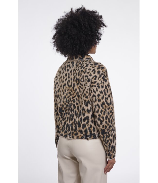 Bubbly.5012611/LightLeopard  Boxy jacket