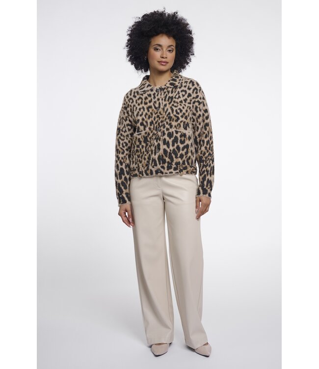 Bubbly.5012611/LightLeopard  Boxy jacket