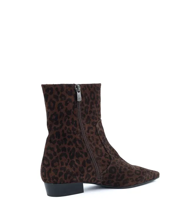 BLAKE-2 Enkellaars Donker Bruin Leopard