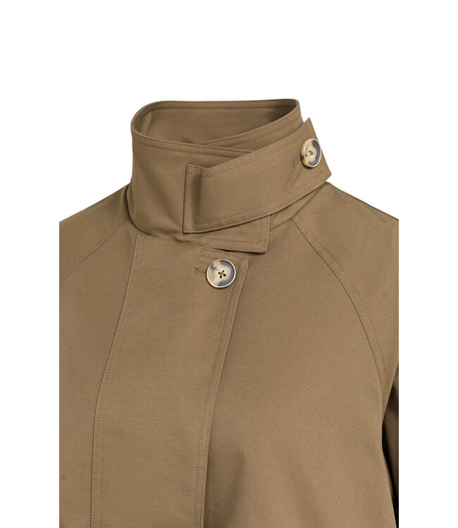 02-001083-608 A-lijn trenchjack Teak brown