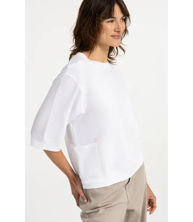 01-709407-608/00000  Jersey rib top with short sleeves