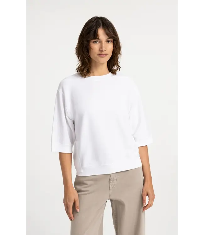 01-709407-608/00000  Jersey rib top with short sleeves