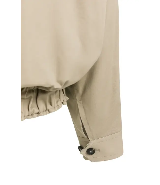 02-001080-608/81018  Oversized jacket with stand collar