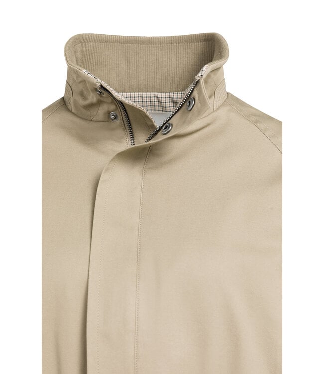 02-001080-608/81018  Oversized jacket with stand collar
