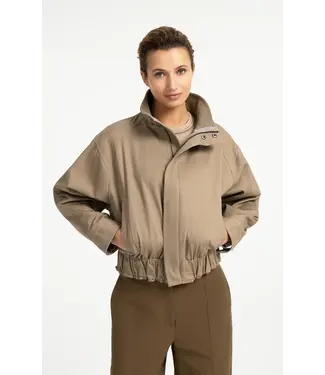 YAYA 02-001080-608/81018  Oversized jacket with stand collar