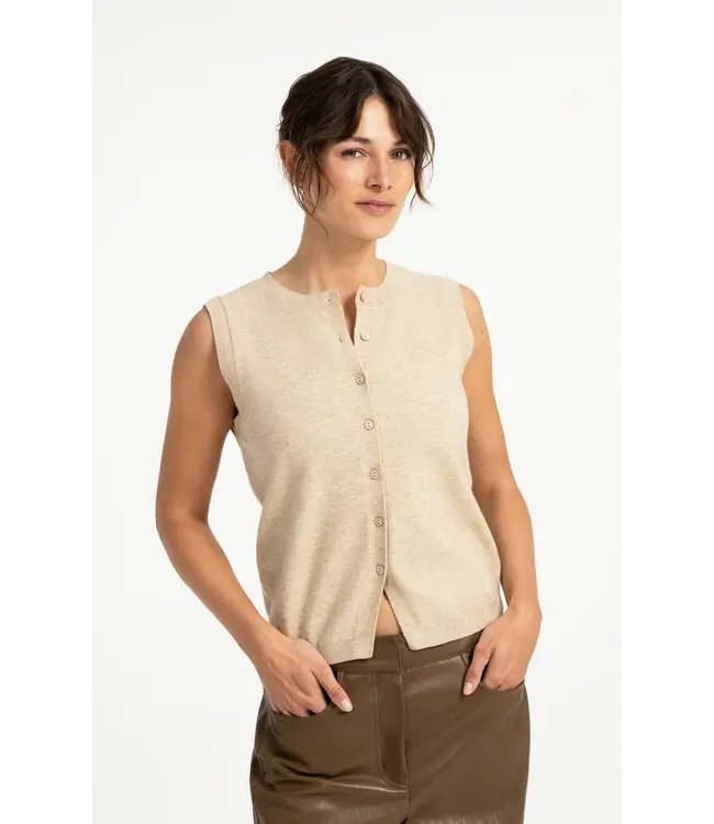 01-010170-608/990832  Knitted spencer with button closure