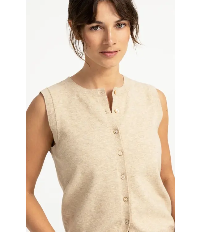 01-010170-608/990832  Knitted spencer with button closure