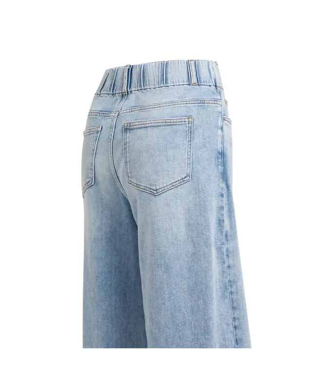 01-311153-608/99036  Denim jeans with wide legs and distinctive waistband - L32